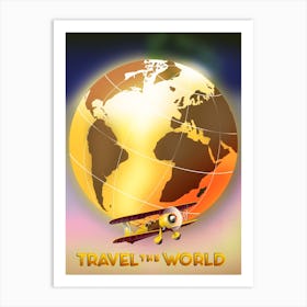 Travel The World Art Print