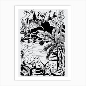 Landscape Of The Tropics Art Print