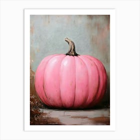 Pink Pumpkin 5 Art Print