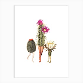 Cactus Trio Art Print