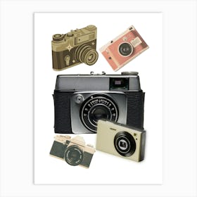 Vintage Camera Affiche