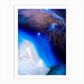 Sapphire Haven 3 Art Print