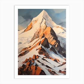 Vinson Massif Antarctica 1 Mountain Painting Art Print