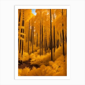 Autumn Forest 108 Art Print