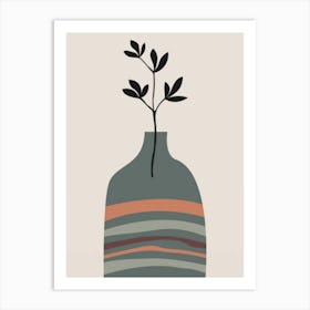 Plant In A Vase 4 Art Print