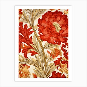 Floral Pattern 86 Art Print