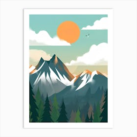 Mountain Landscape 3 Art Print