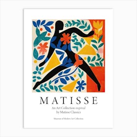 Black Figure Botanical, The Matisse Inspired Art Collection Poster Art Print