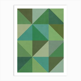 Geometric Shapes - TV01 Art Print