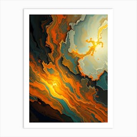 Abstract Painting 259 Art Print