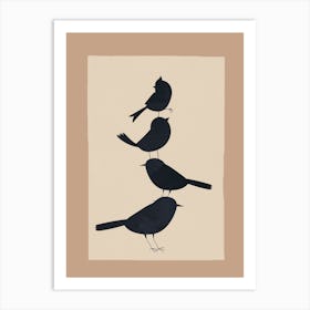 Bird Stack II Art Print
