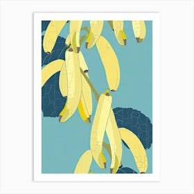 Bananas Illustration 1 Art Print