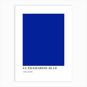 Bauhaus Blue Exhibition 1 Art Print