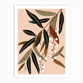 Eucalyptus Branch 2 Art Print