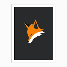 Fox Logo Art Print