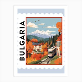 Bulgaria 1 Travel Stamp Poster Art Print