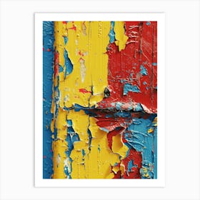 Peeling Paint 1 Art Print