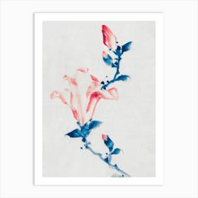 Hokusai Ukiyo-e Chinese Flower Art Print