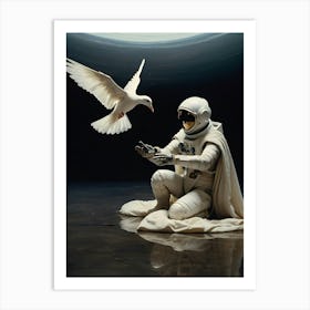 'The White Dove' Art Print