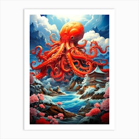 Octopus 8 Art Print