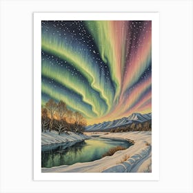 Aurora Borealis no2 Art Print