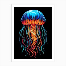 Portuguese Man Of War Pop Art 4 Art Print