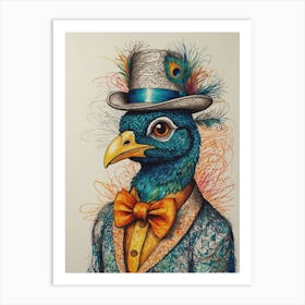 Peacock 34 Art Print