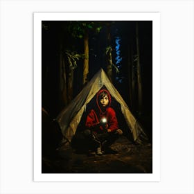 Boys In Woods 5 Fy V Art Print