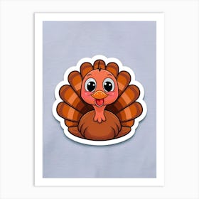 Thanksgiving Turkey 3 Art Print