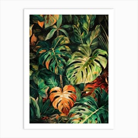 Tropical Jungle 1 nature flora Art Print
