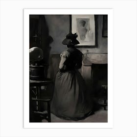 Lady In A Hat Art Print