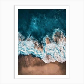 Aerial View Of The Ocean 11 Art Print