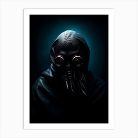 Red Gaze Of The Abyss Art Print