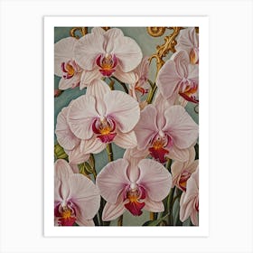 Orchid Close Up no1 Art Print