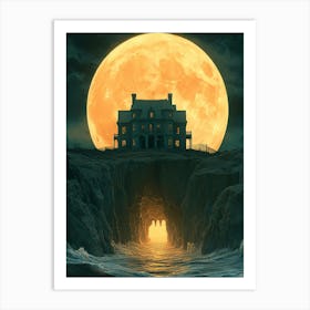 House On The Edge Of The Ocean Art Print