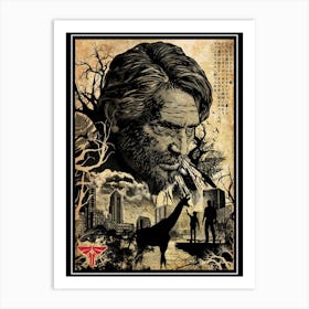 Salt Lake City Woodblock Art Print