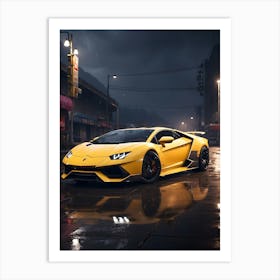 Lamborghini 8 Art Print