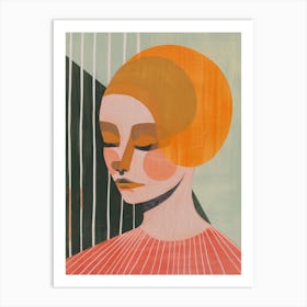 'Woman With Orange Hair' Art Print