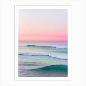 Greenmount Beach, Australia Pink Photography 1 Art Print