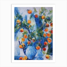 Apricot Classic Fruit Art Print