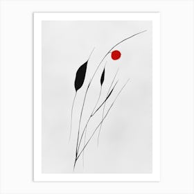 Red Flower Art Print