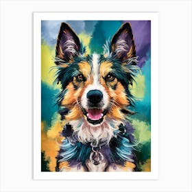 Portrait Of A Dog 6 Art Print