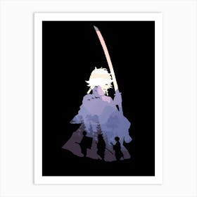 Samurai Sword demons slayer Art Print