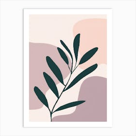 Abstract Of A Leaf Art Print