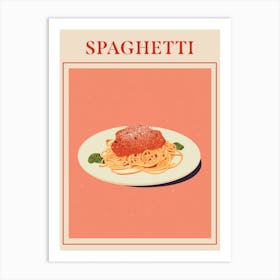 Spaghetti Aglio Italian Pasta Poster Art Print