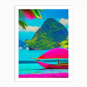 Ko Yao Yai Thailand Pop Art Photography Tropical Destination Art Print