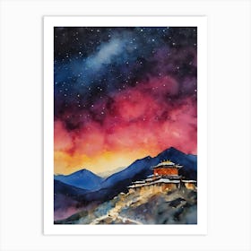 Himalayas Night 1 Art Print