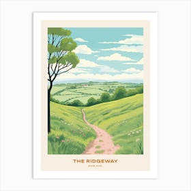 The Ridgeway England 1 Hike Poster Art Print