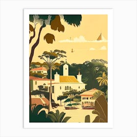 Curaçao Rousseau Inspired Tropical Destination Art Print