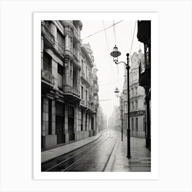 Santander, Spain, Spain, Black And White Photography 2 Art Print